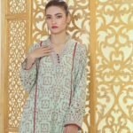 Pistachio Karrandi Lawn Shirt