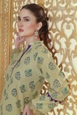 Mehndi Karrandi Lawn Shirt - Image 4