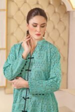 Green Karrandi Lawn Shirt