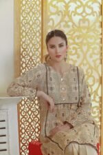 Beige Karrandi Lawn Shirt - Image 3