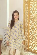 Cream Karrandi Lawn Shirt