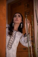 Off-White Embroidered Lawn Suit